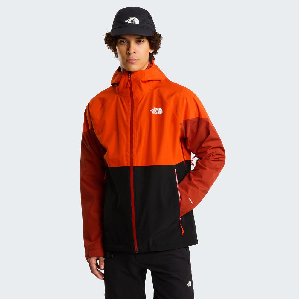 Kurtka męska The North Face Lightning Zip-In 0A87GNMOF1 - czerwono-czarna