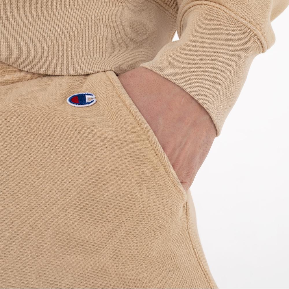 Spodnie Champion Elastic Cuff Cargo Pants 218645-MS039 - beżowe