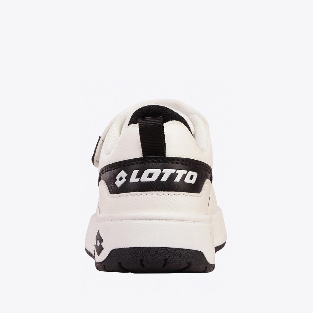 Buty Lotto Awery K 2600090K-1011 - biało-czarne