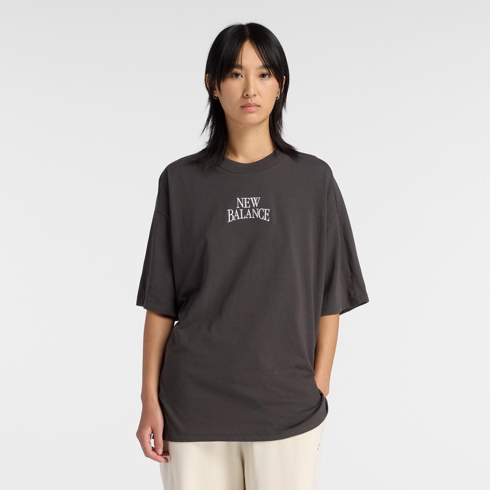 Koszulka damska New Balance WT61974VABR - czarna