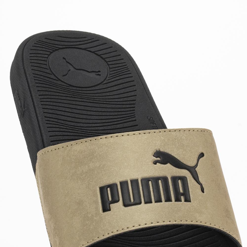 Klapki Puma Cool Cat 2.0 Space 39096501 - złoto-czarne