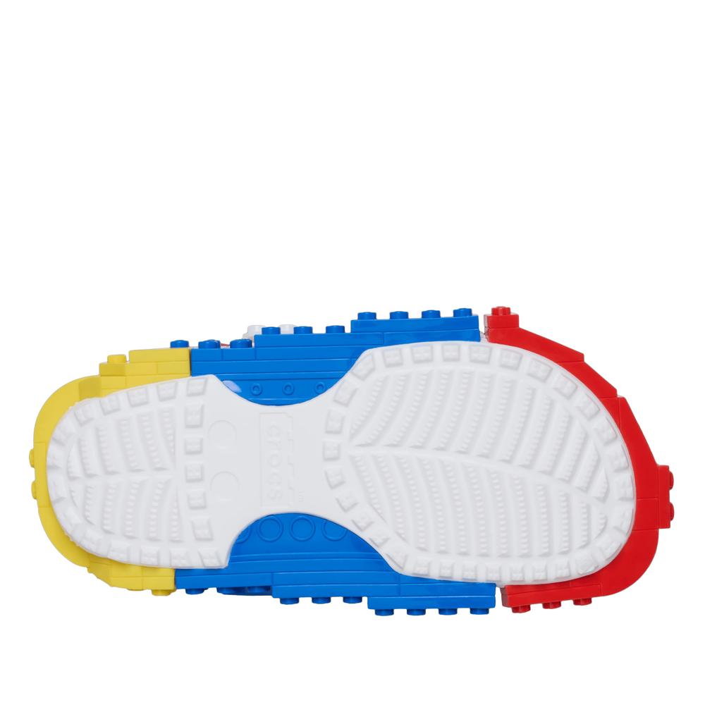 Klapki dziecięce Crocs System Classic Clog 211874-100 - białe