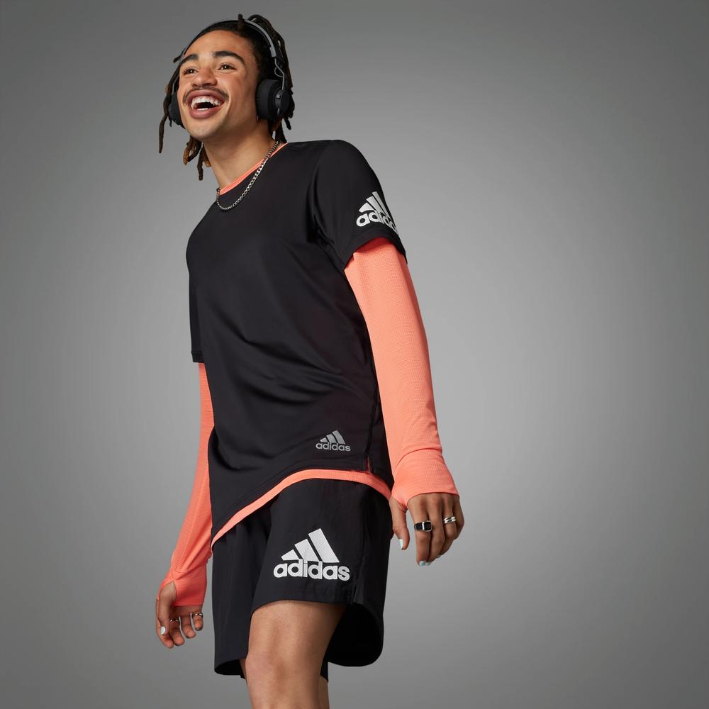 Spodenki adidas Run It Shorts H59883 męskie, granatowe