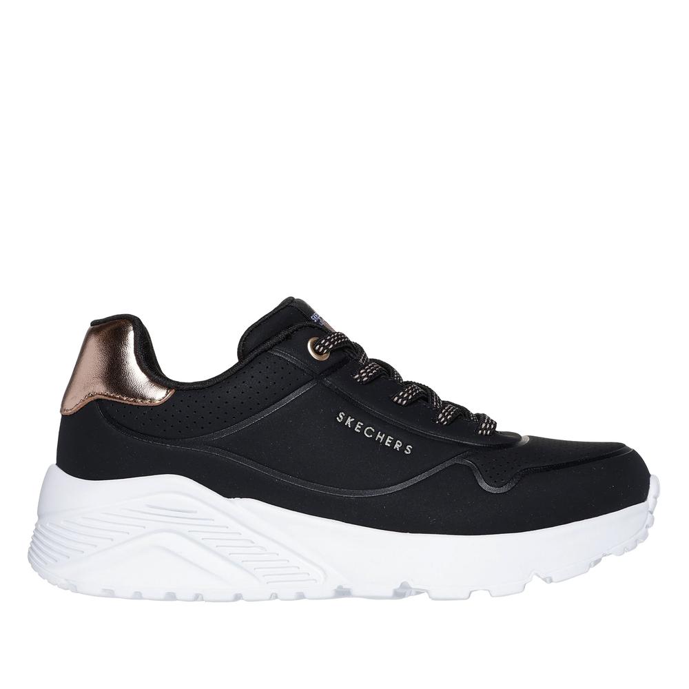 Buty dziecięce Skechers Uno Lite 310384LBLK - czarne