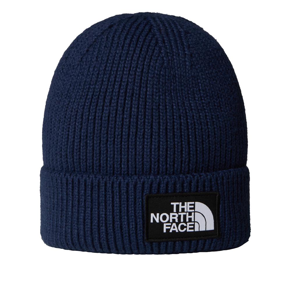 Czapka unisex The North Face Logo Box Beanie 0A8CHE8K21 - granatowa