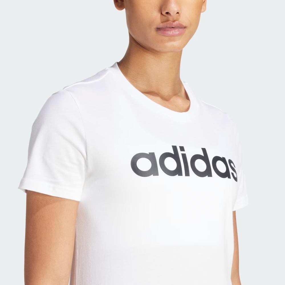 Koszulka adidas Sportswear Loungwear Essentials Slim Logo GL0768 - biała