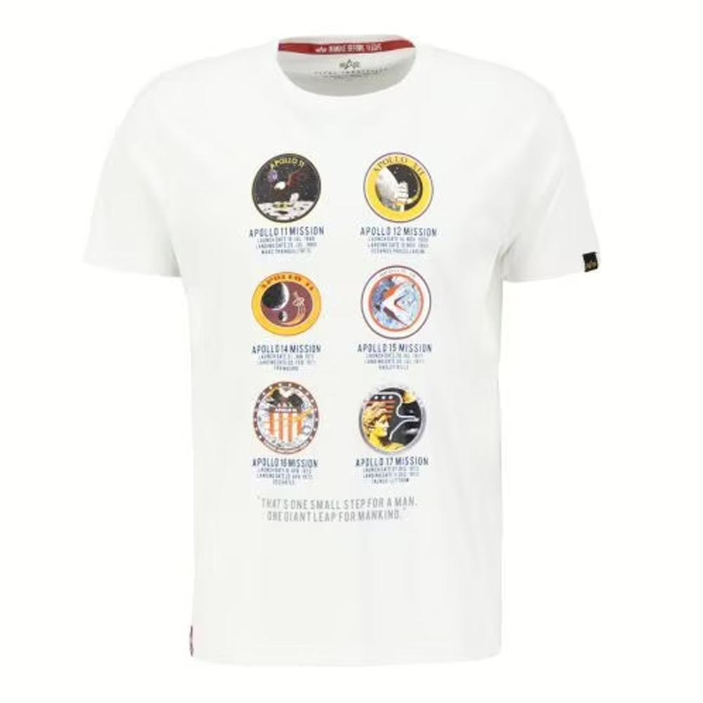 Koszulka Alpha Industries Apollo 10652109 - biała