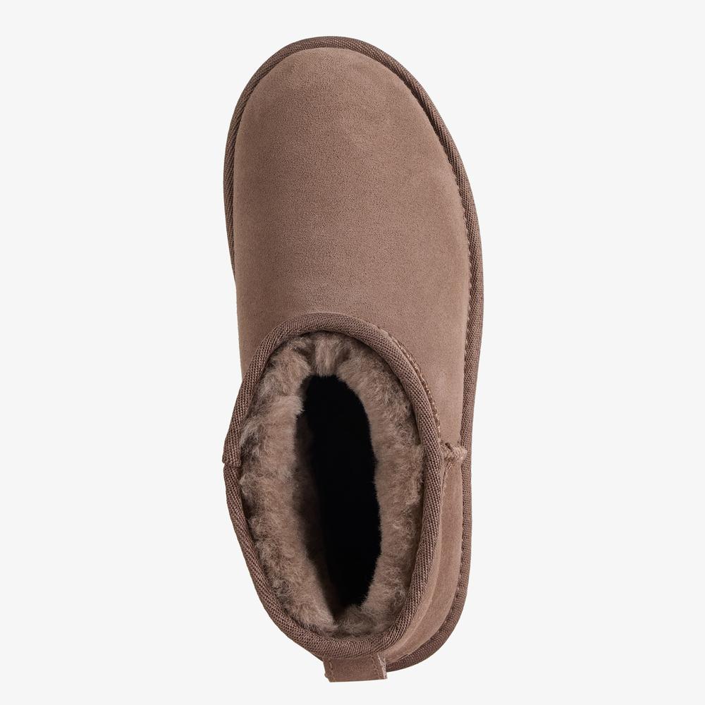 Buty damskie Emu Australia Stinger Micro Flatform 2.0 W13296MUSH - brązowe