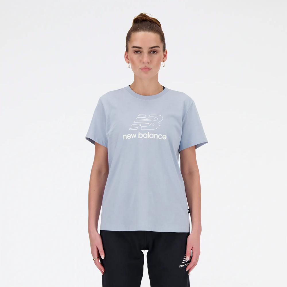 Koszulka New Balance WT41816LAY - niebieska
