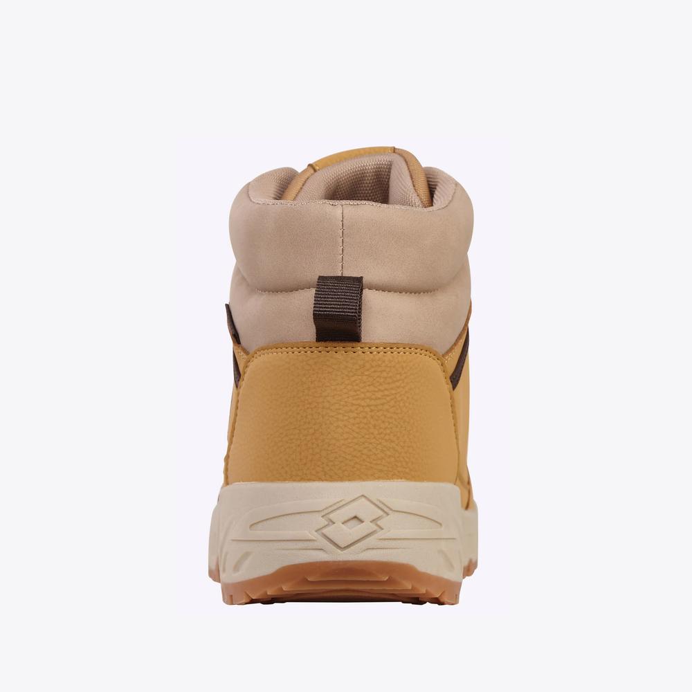 Buty męskie Lotto Evedal Mid 2400300U-7272 - brązowe