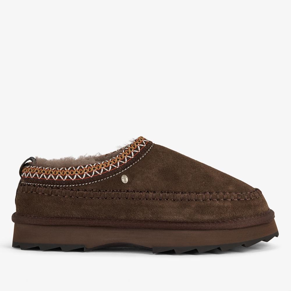 Buty damskie Emu Australia Sharky Adventure Scuff W13239CHOC - brązowe