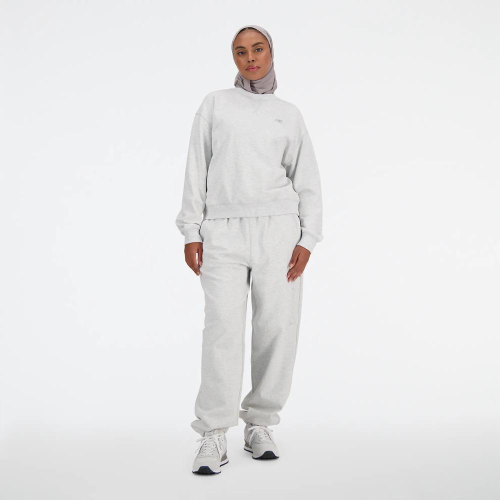Spodnie New Balance WP41513AHH - szare