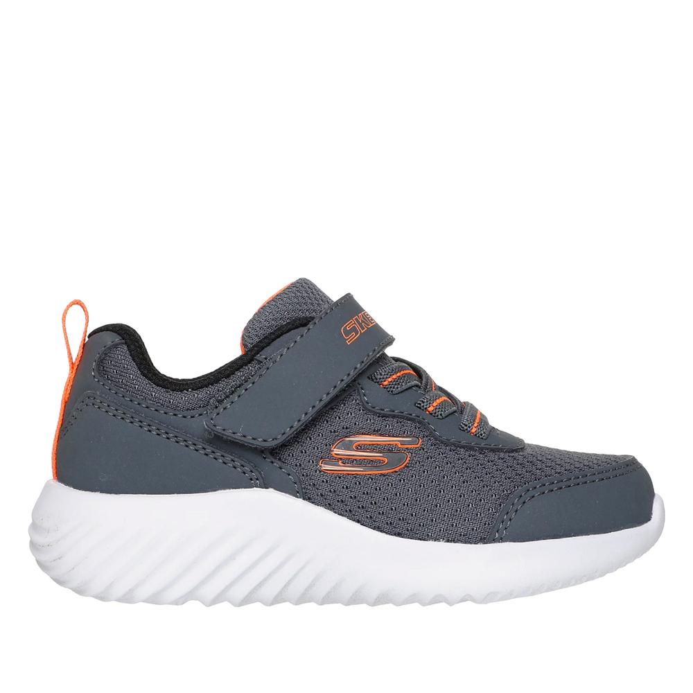 Buty dziecięce Skechers Bounder Techrox 403906NCHAR - szare