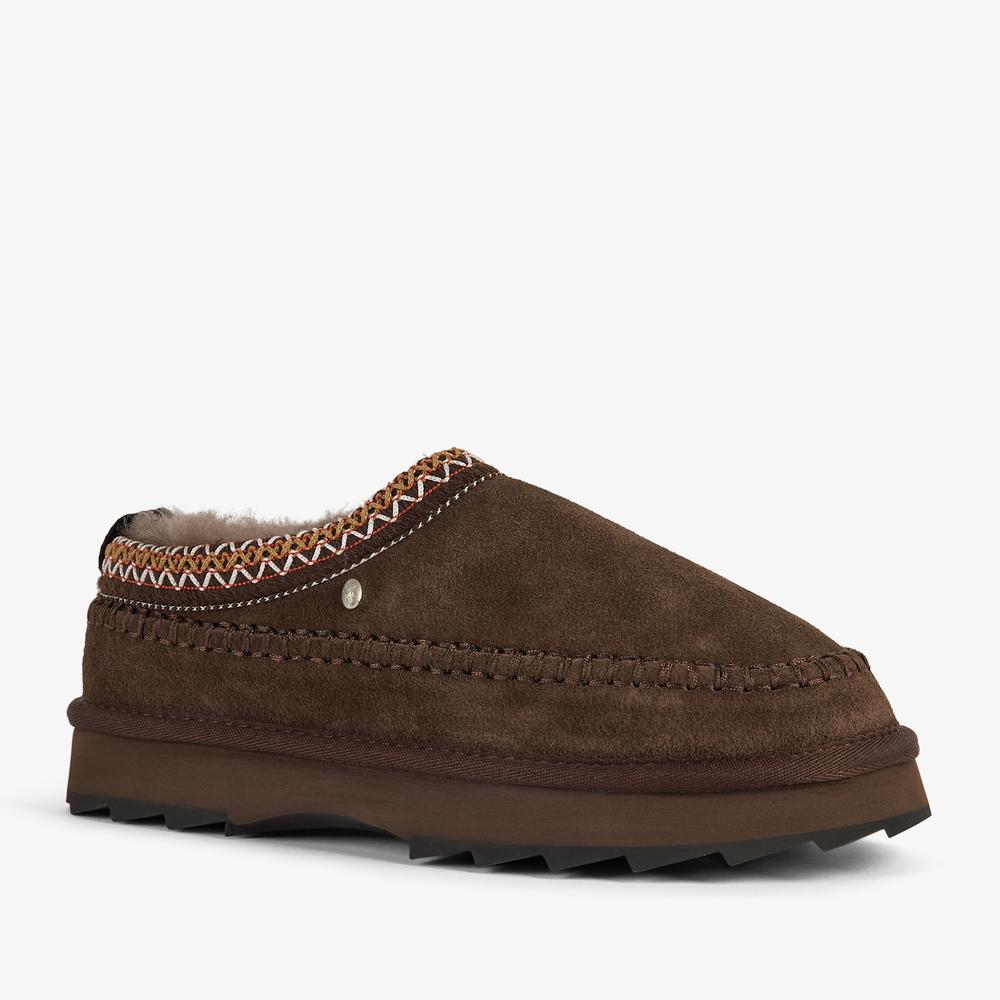 Buty damskie Emu Australia Sharky Adventure Scuff W13239CHOC - brązowe