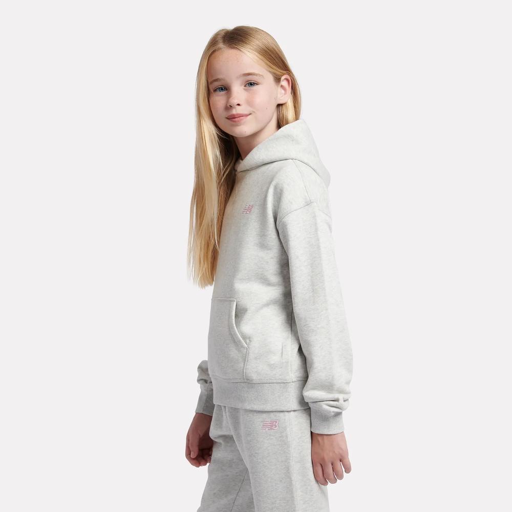 Bluza dziecięca New Balance LAKG0056AHH - szara