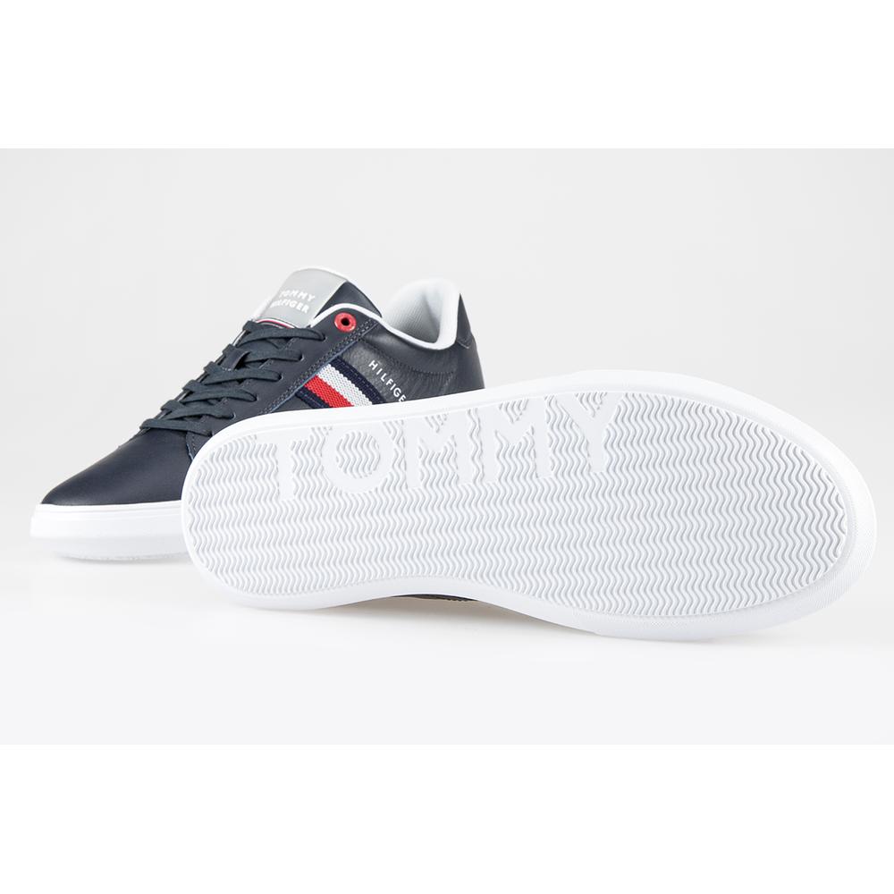Tommy Hilfiger Essential Leather Cupsole Trainers > FM0FM03424-DW5