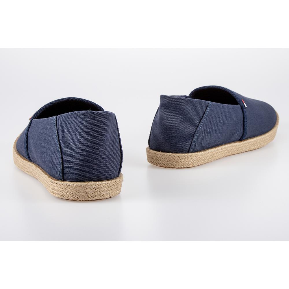 Buty Tommy Jeans Essential Espadrille EM0EM00677-C87 - granatowe