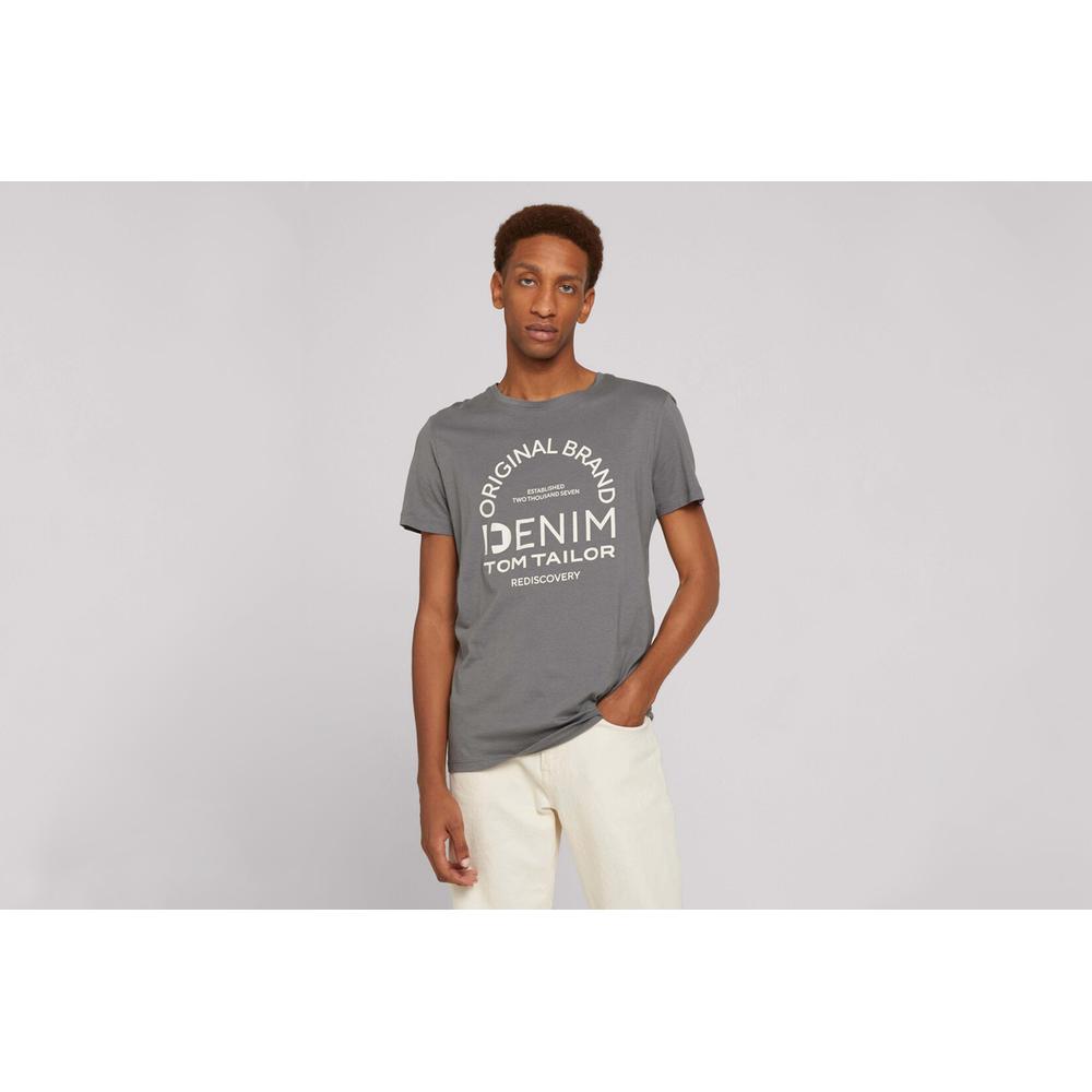 Koszulka Tom Tailor Printed 1029936-15180 - szara