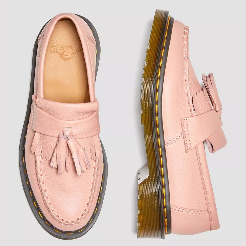 Buty Dr Martens Adrian Virginia Leather Tassel Loafers 22760329 - różowe