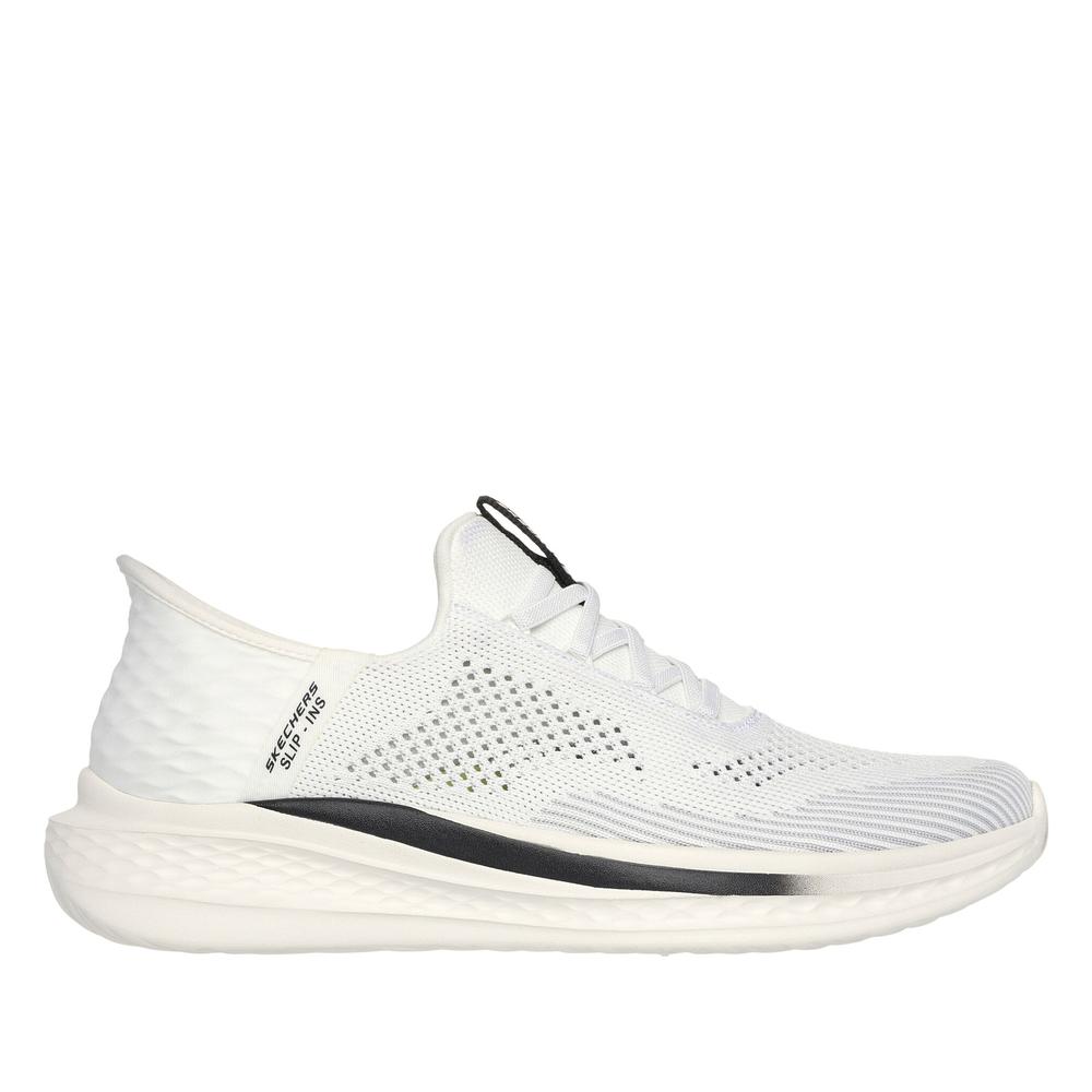 Buty Skechers Slip-ins RF: Slade Quinto 210810WHT - białe