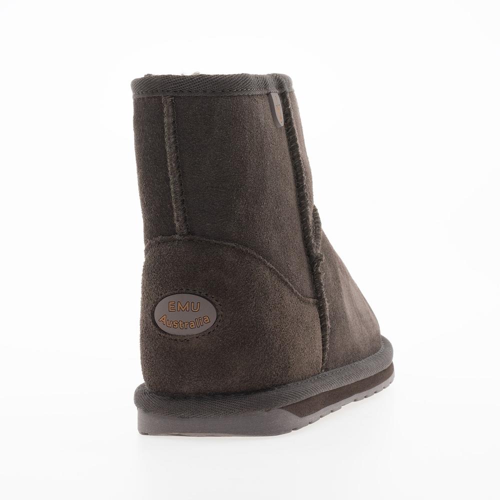 Buty dziecięce Emu Australia Wallaby Mini K10103CHOC - brązowe
