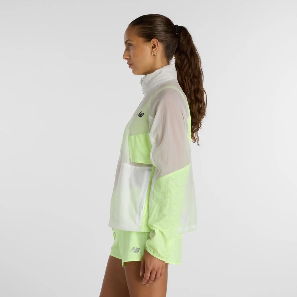 Kurtka damska New Balance WJ61J326AFG - biała