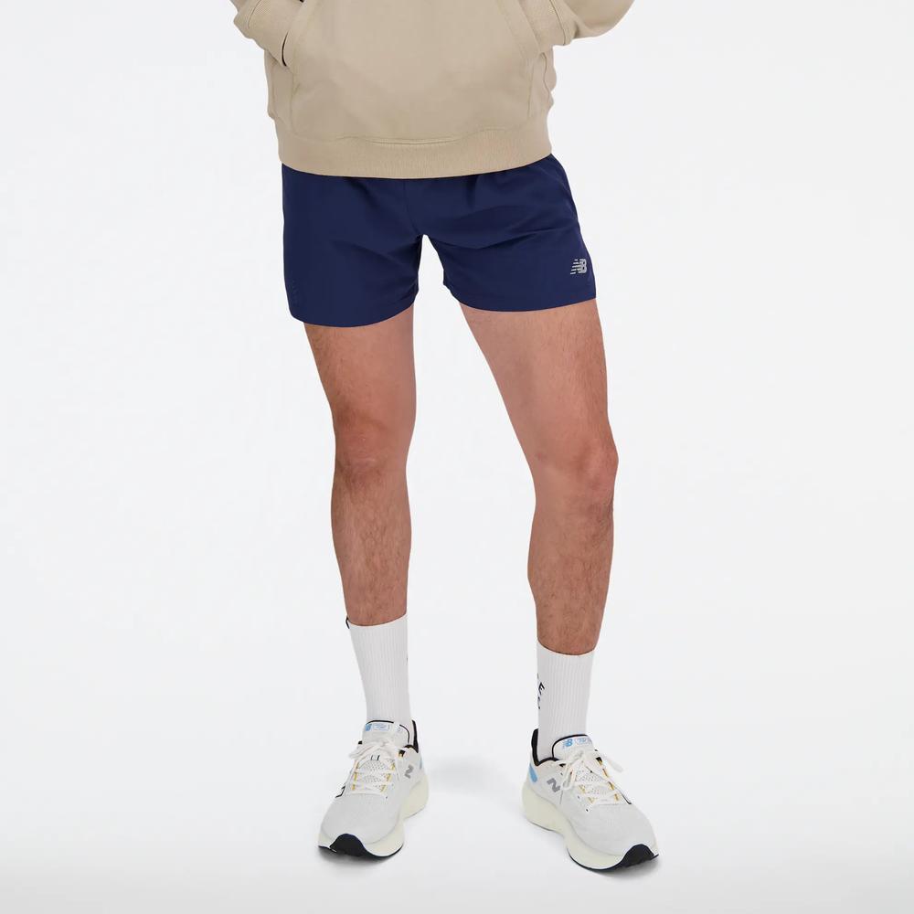 Spodenki męskie New Balance MS41286NNY - granatowe