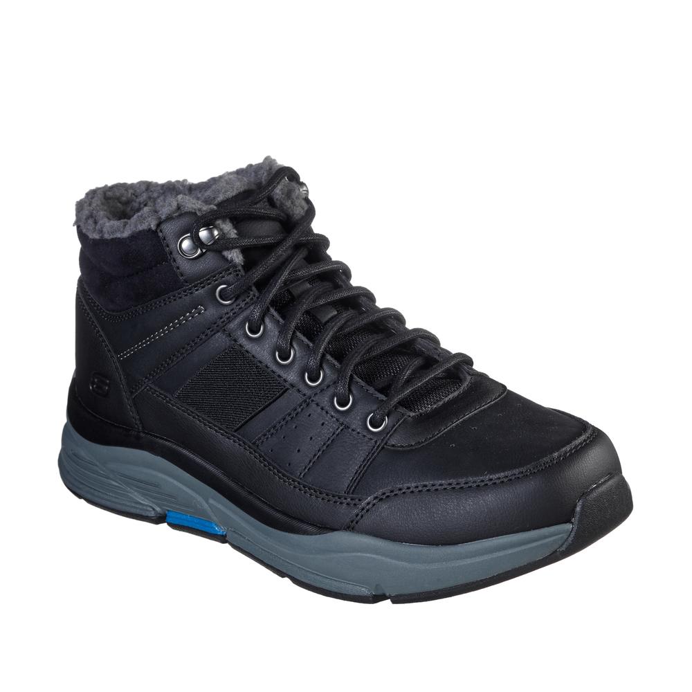 Buty męskie Skechers Benago Voren 66199BLK - czarne