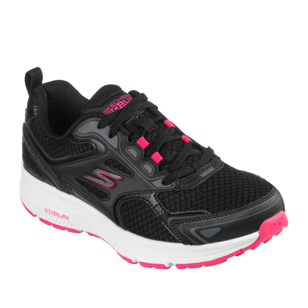 Buty damskie Skechers Go Run Consistent 128075BKPK - czarne