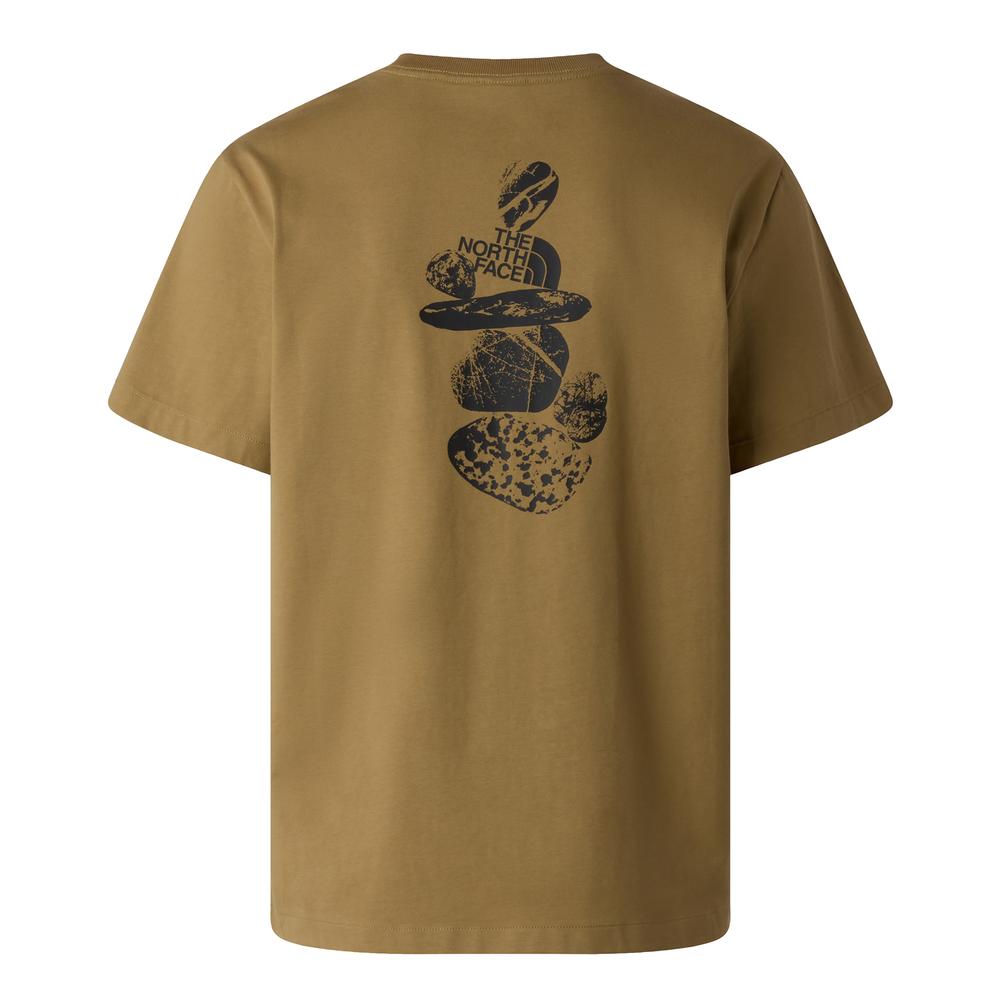 Koszulka męska The North Face Stones 0A8G9R2EL1 - brązowa