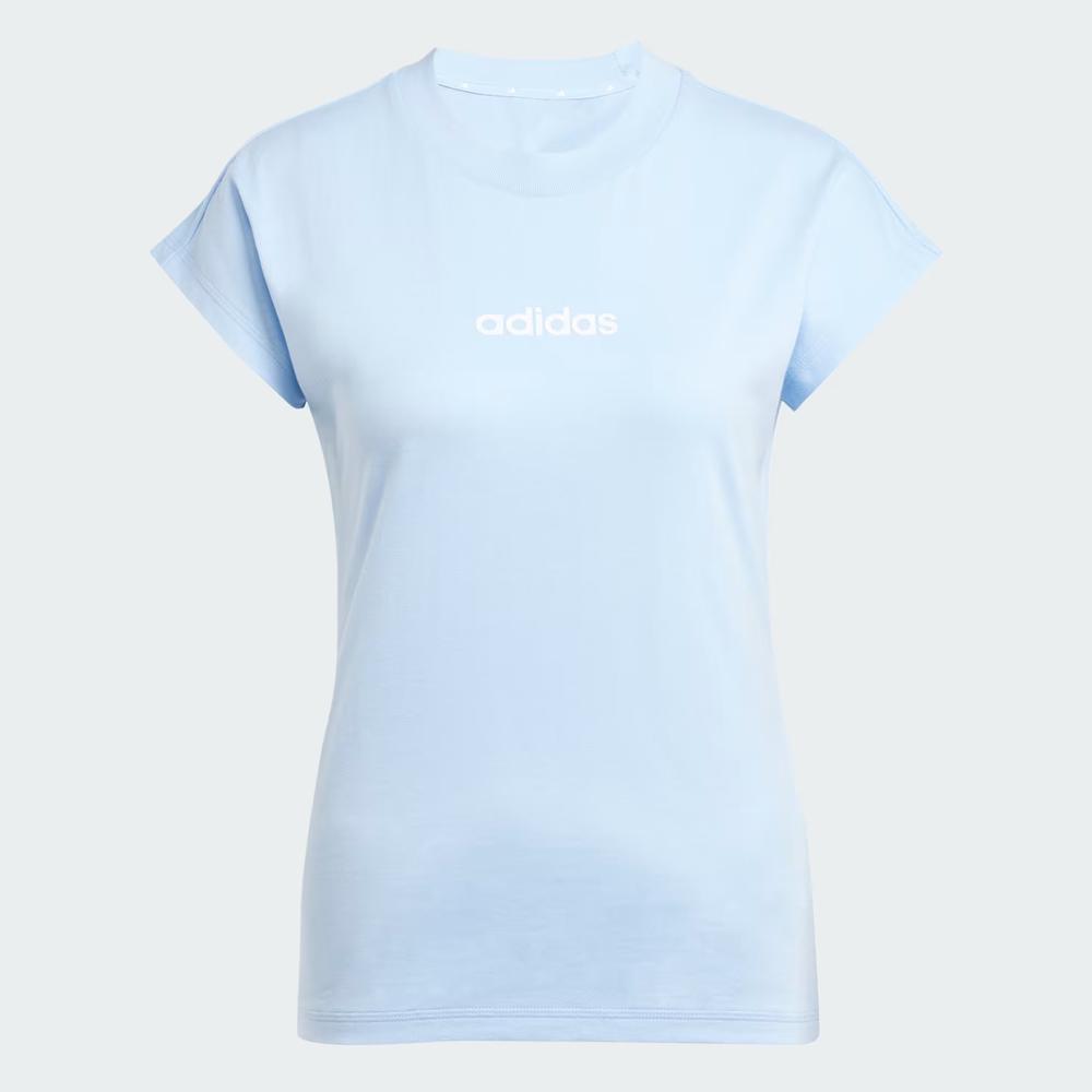 Koszulka damska adidas Sportswear Linear JG8660  - niebieska