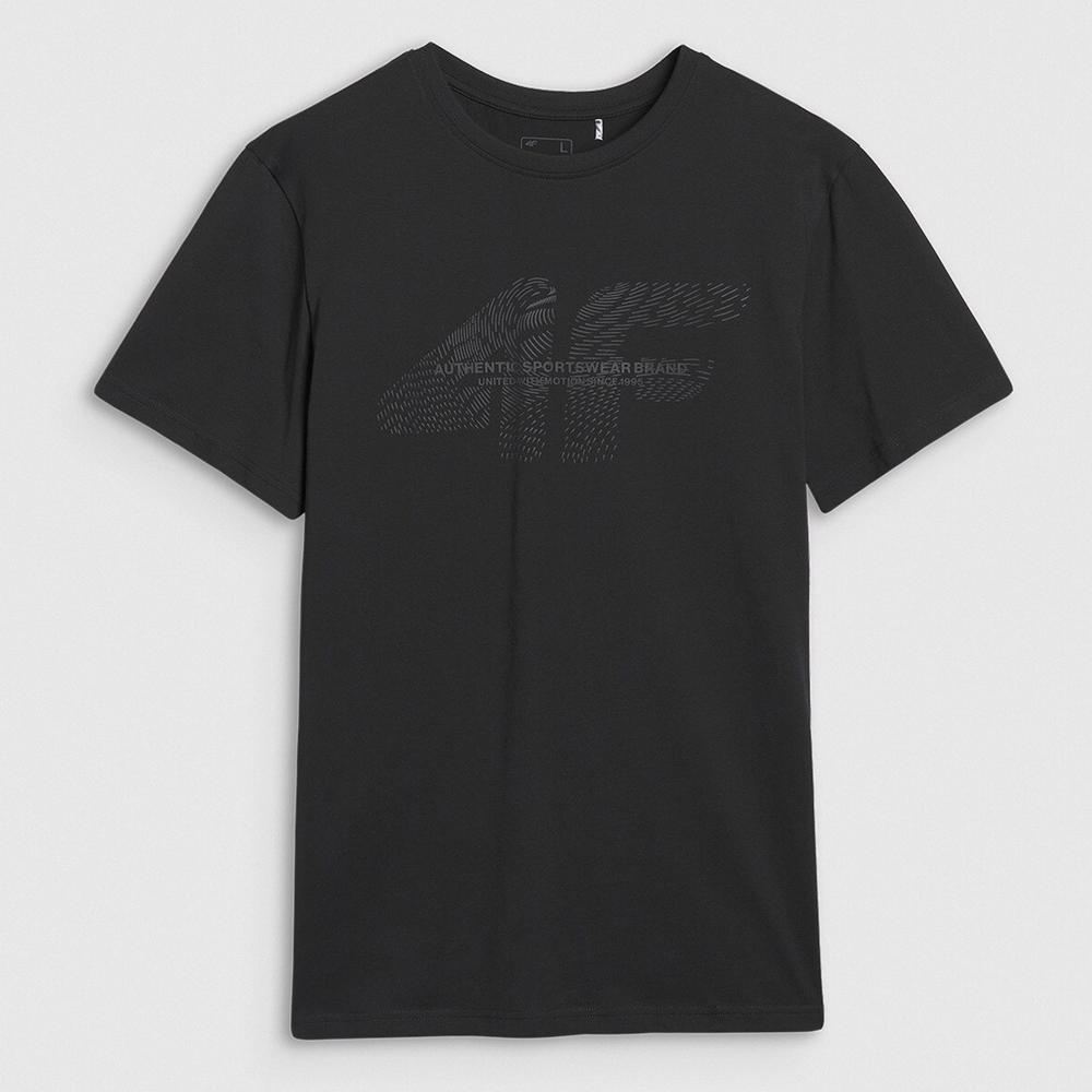 Koszulka męska 4F WSS25TTSHM200420S - czarna