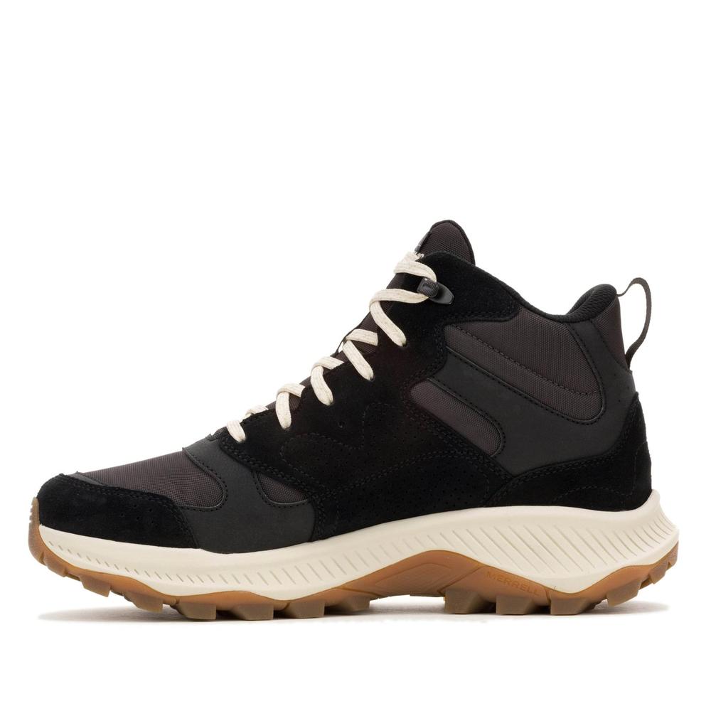 Buty męskie Merrell Tempo Sol Mid Waterproof J038731 - czarne