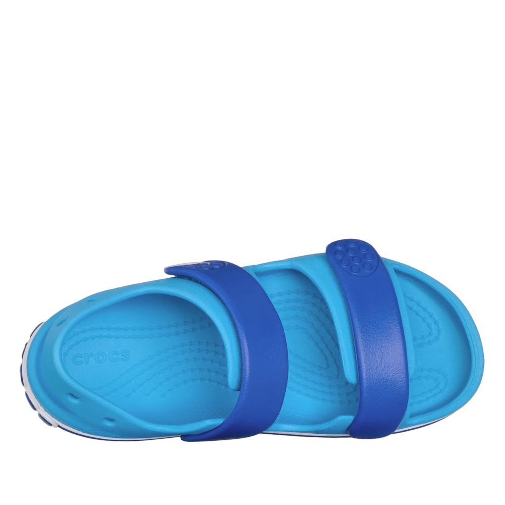 Sandały dziecięce Crocs Crocband Cruiser Sandal 209423-4MO - niebieskie