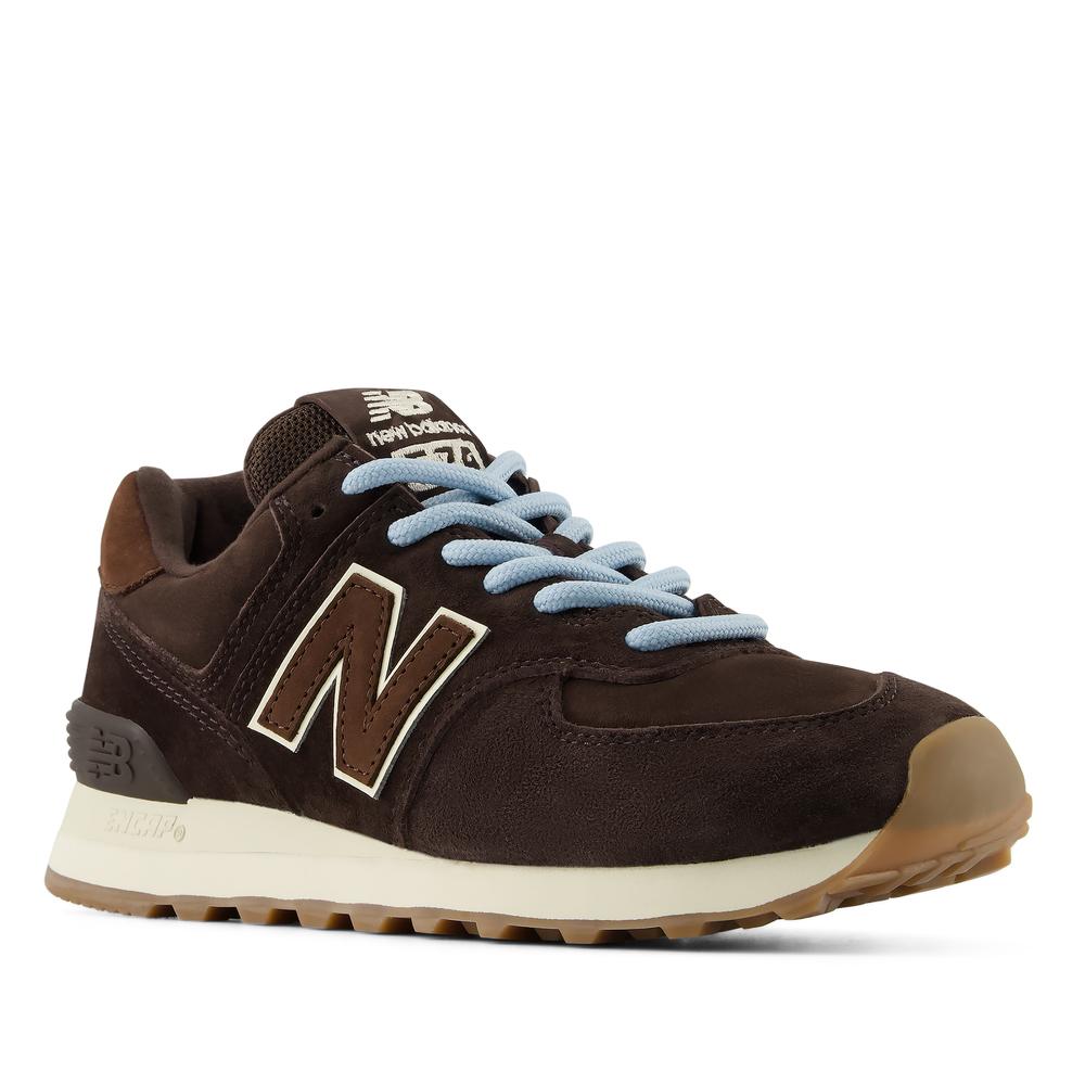 Buty damskie New Balance W57474P - brązowe