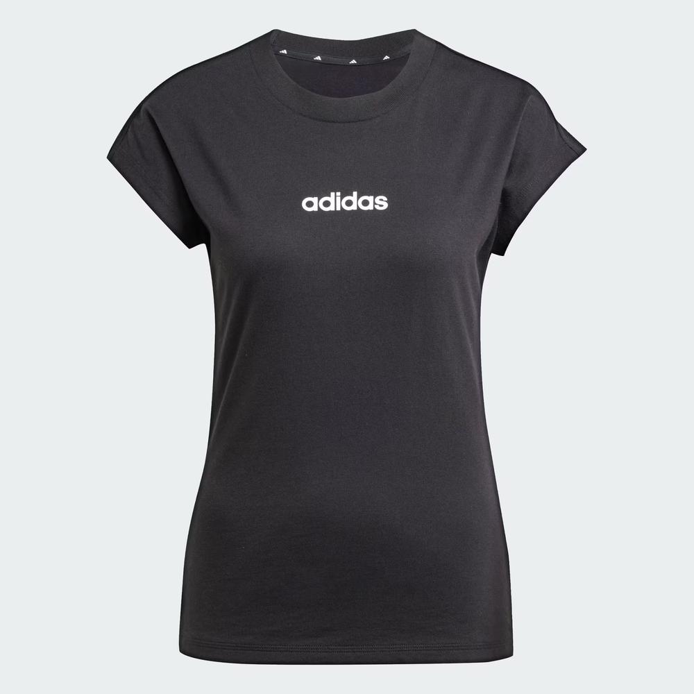Koszulka damska adidas Sportswear Linear JC8238 - czarne