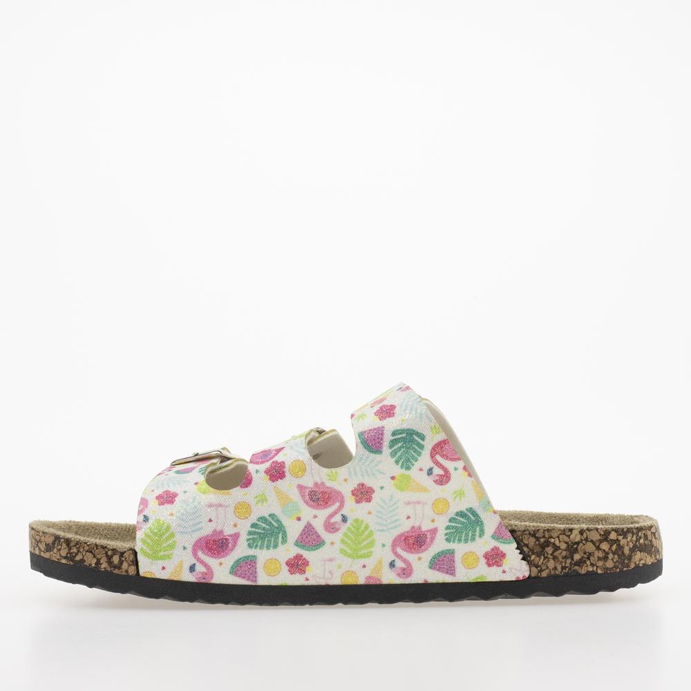 Klapki Lee Cooper LCW-23-35-1908K - białe