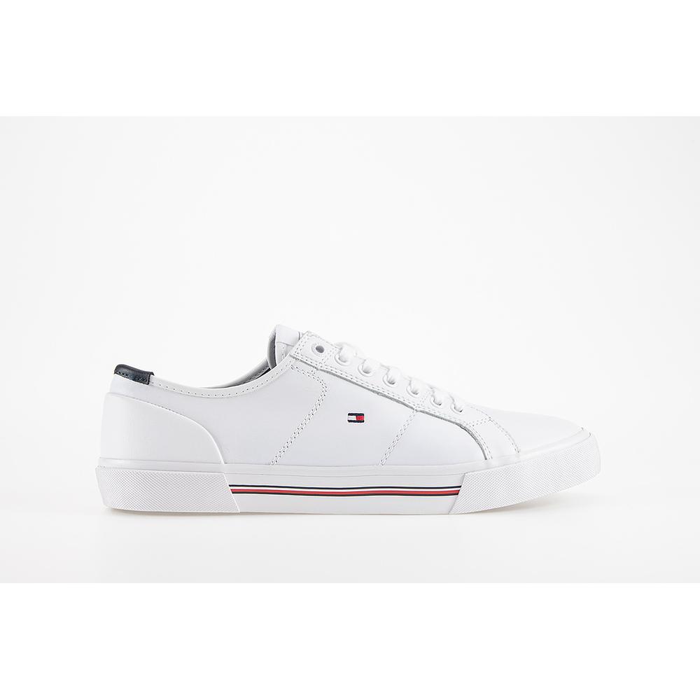 Buty Tommy Hilfiger Core Corporate Leather FM0FM03999-YBR - białe