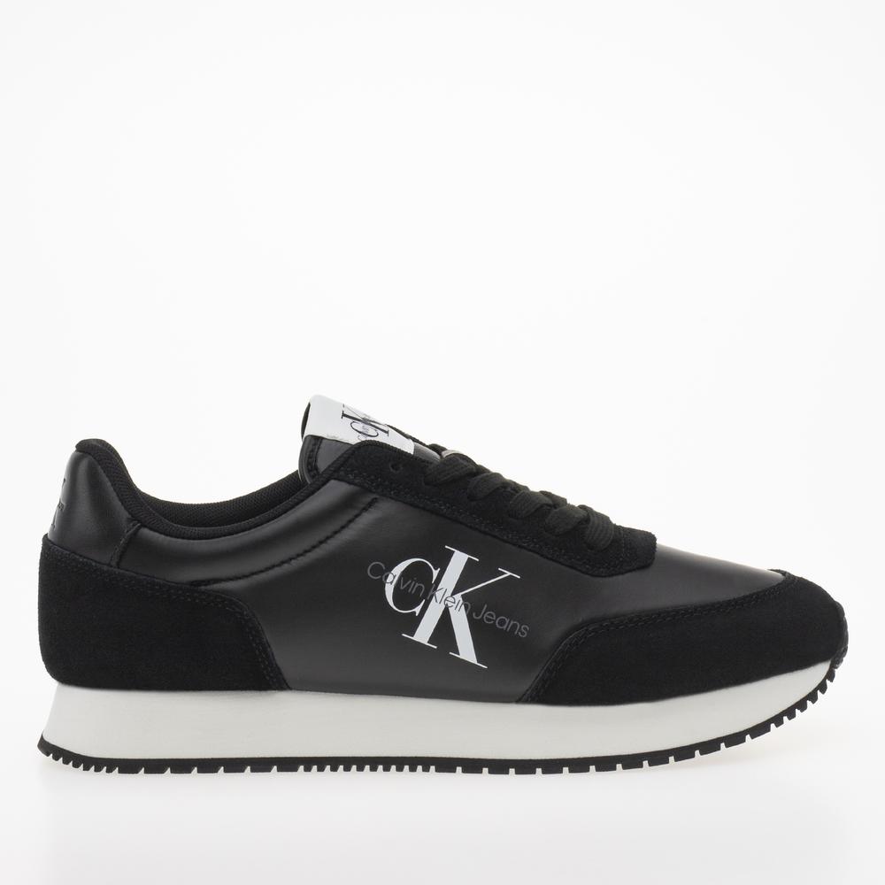 Buty Calvin Klein Retro Runner Low Laceup NY Pearl YW0YW01056-BEH - czarne