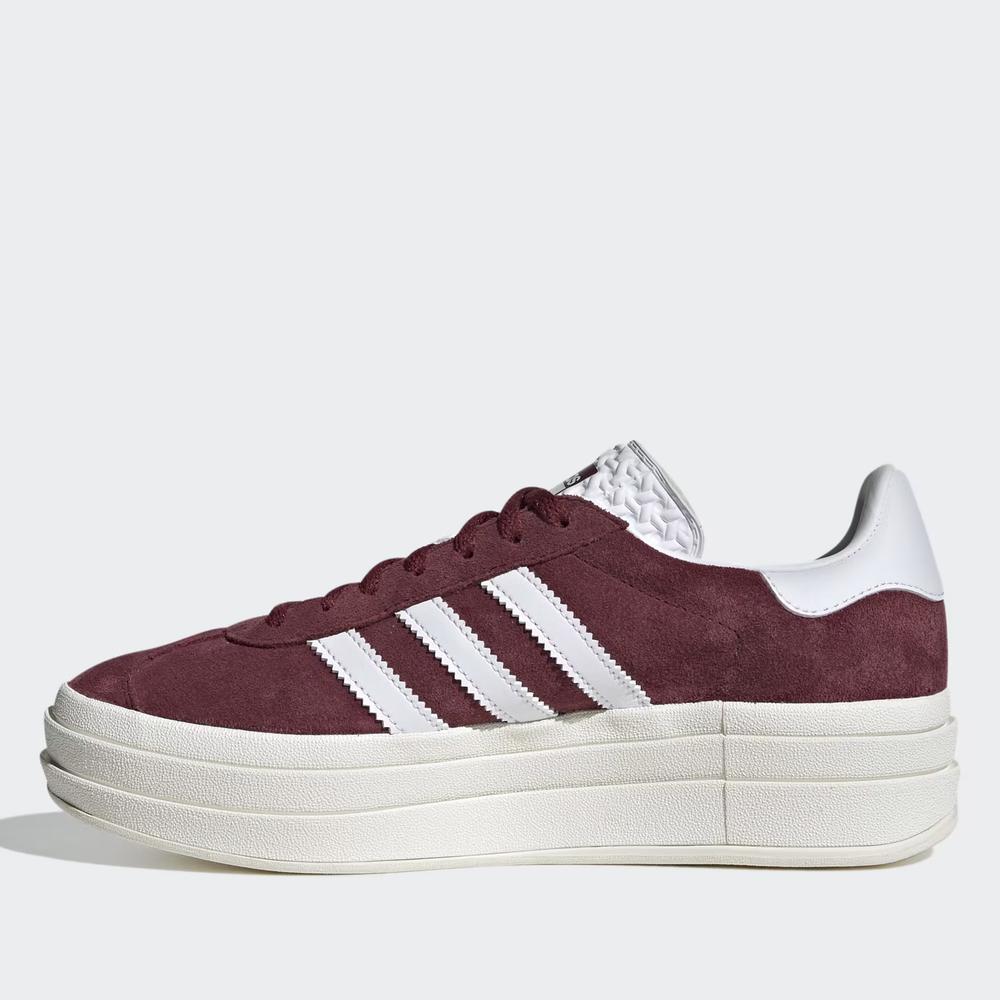 Buty adidas Originals Gazelle Bold HQ6892 - bordowe