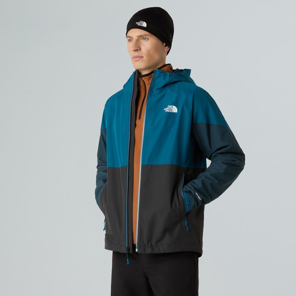 Kurtka męska The North Face Lightning Zip-In 0A87GNEIF1 - czarno-niebiesko