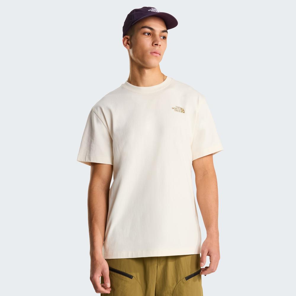 Koszulka męska The North Face Snack 0A8GB4QLI1 - beżowa