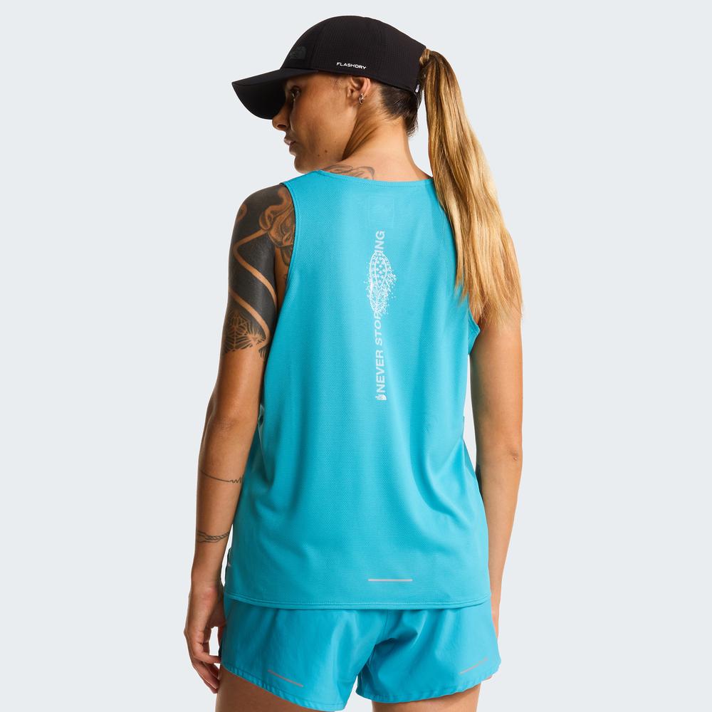 Koszulka damska The North Face Lightbright 0A8G2EG7D1 - niebieska