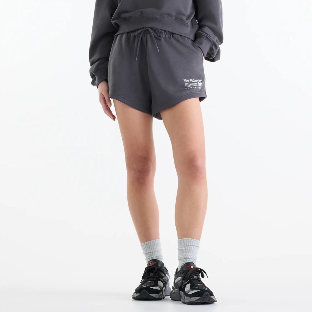 Spodenki damskie New Balance Trackside WB62232JBLK - szare