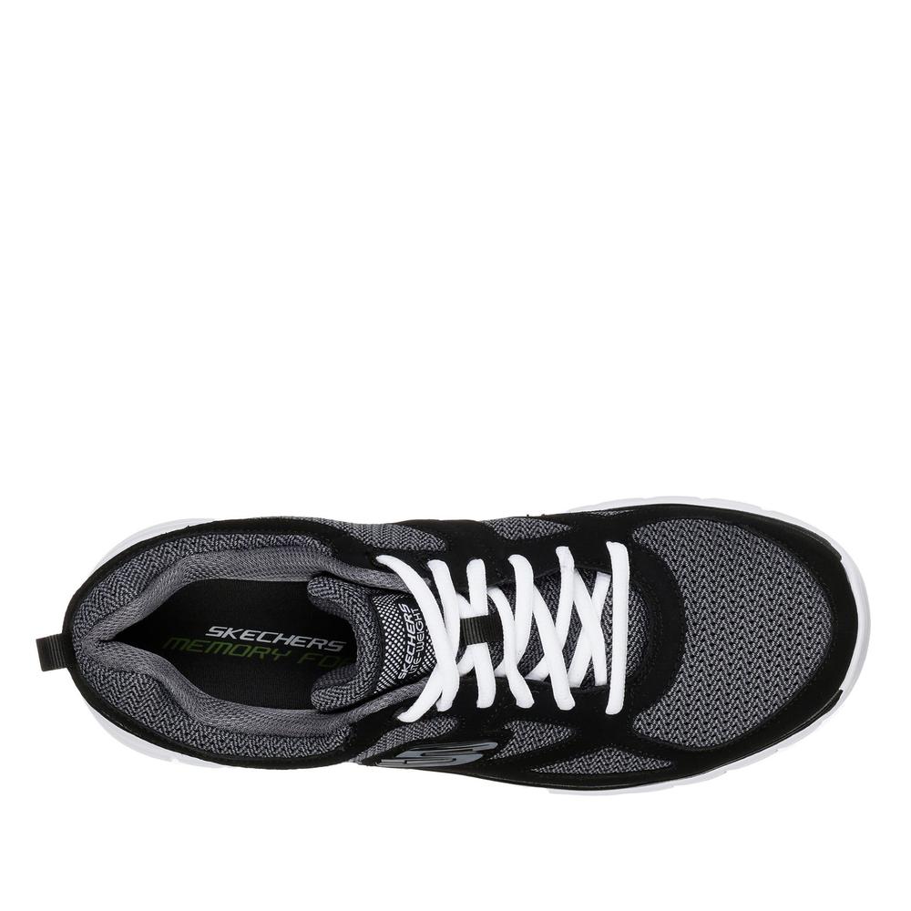 Buty Skechers Agoura 52635BKW - czarne