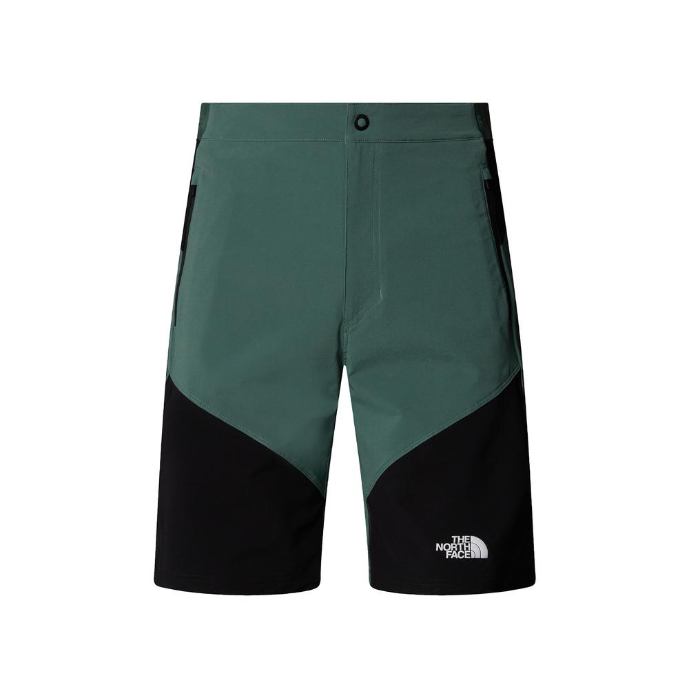 Spodenki męskie The North Face Felik 0A825XLFW1 - zielono-czarne