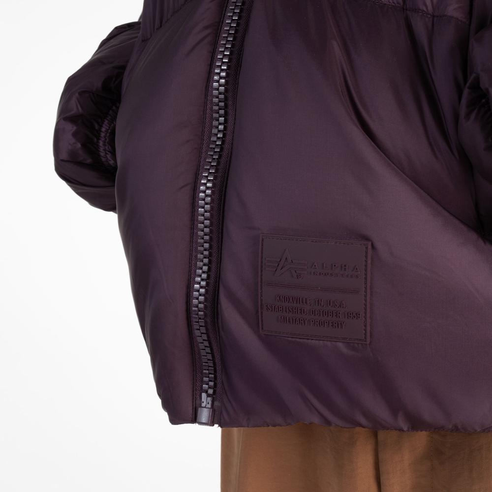 Kurtka Alpha Industries Cloud Puffer Bomber 148006719 - fioletowa
