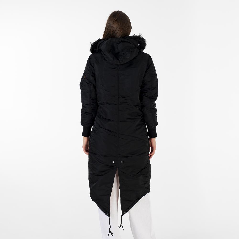 Kurtka Alpha Industries Long Fishtail 19801303 - czarna