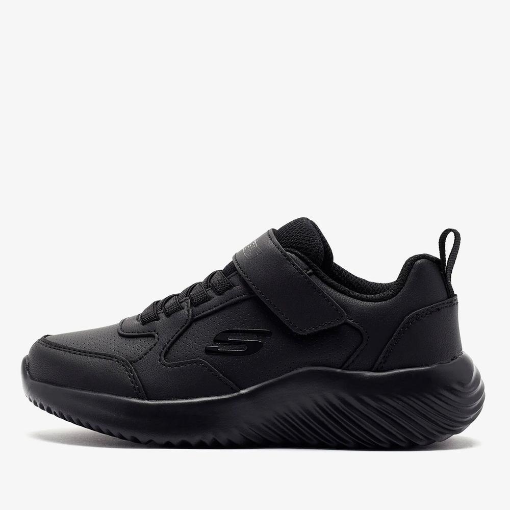 Buty dziecięce Skechers Bounder Power Study 405626LBBK - czarne