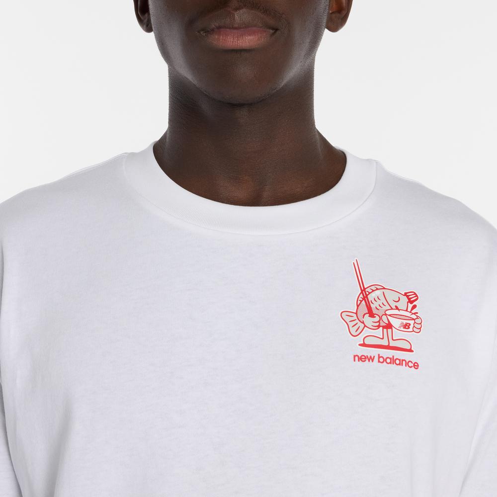 Koszulka męska New Balance MT61H51DWT - biała